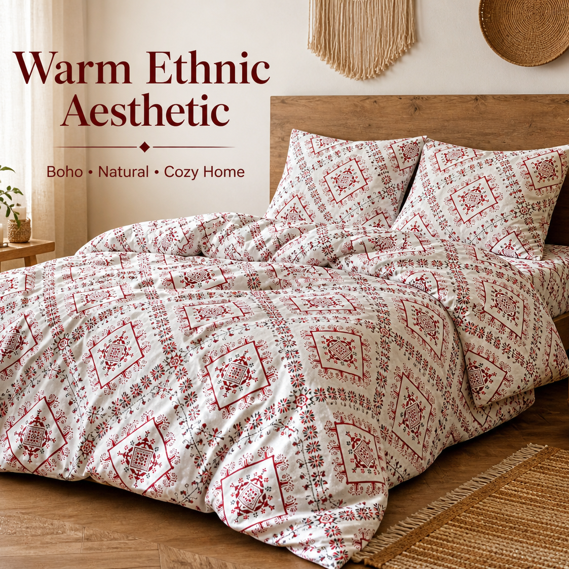 Ethnic Cotton Bedding Set