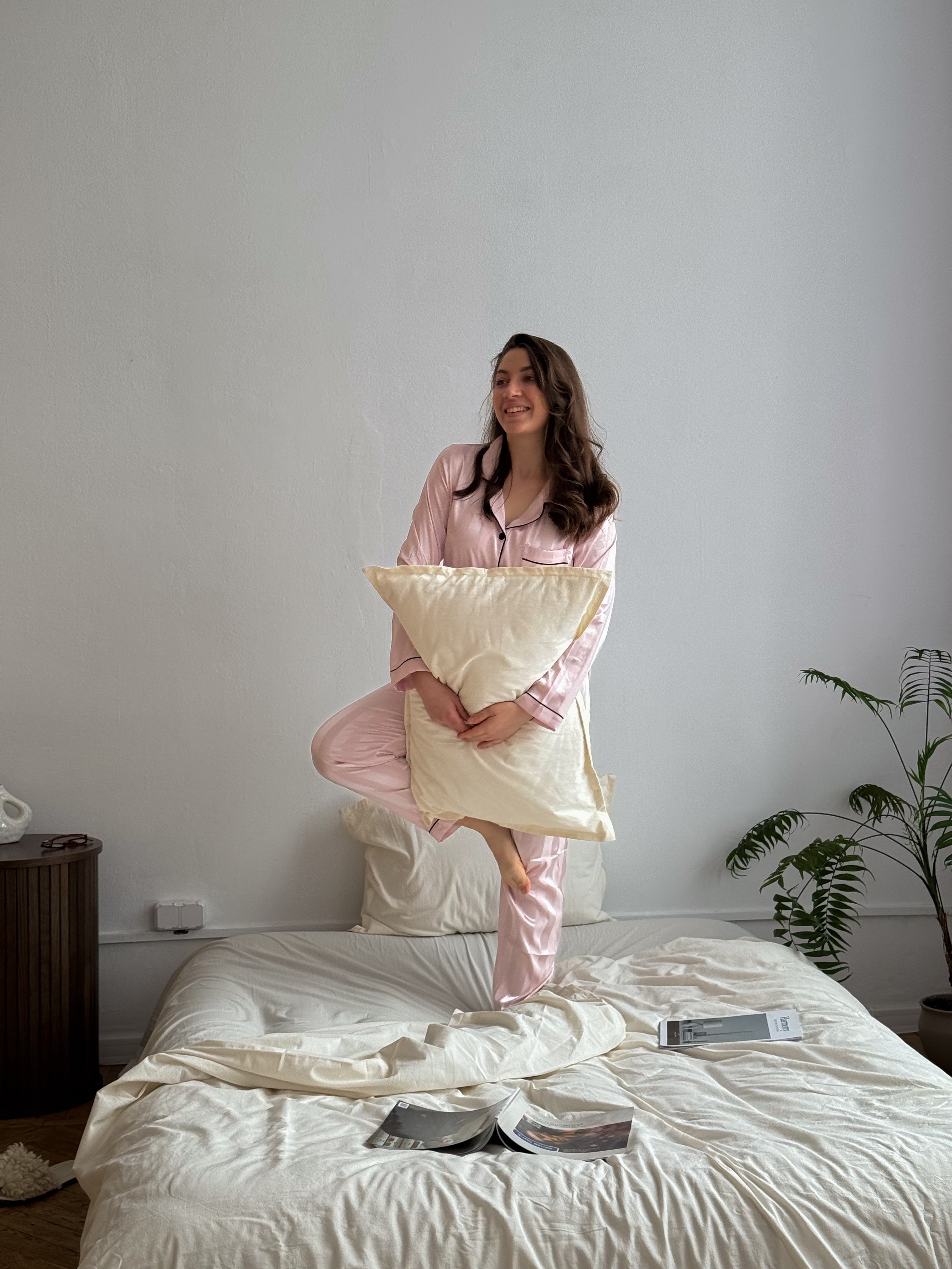 Ivory Washed Cotton Bedding Set | Minimal | Handmade | Made to Order