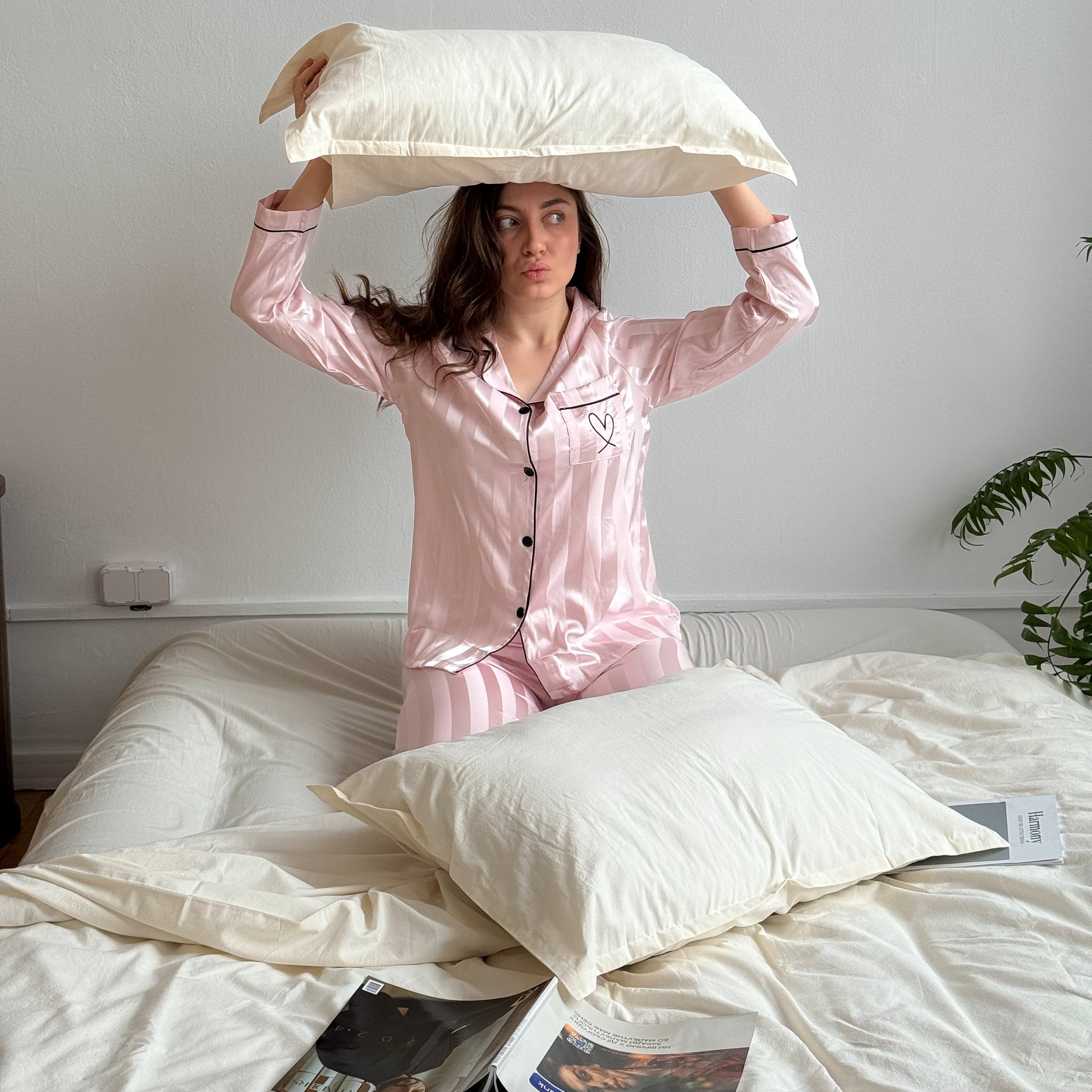 Ivory Washed Cotton Bedding Set | Minimal | Handmade | Made to Order