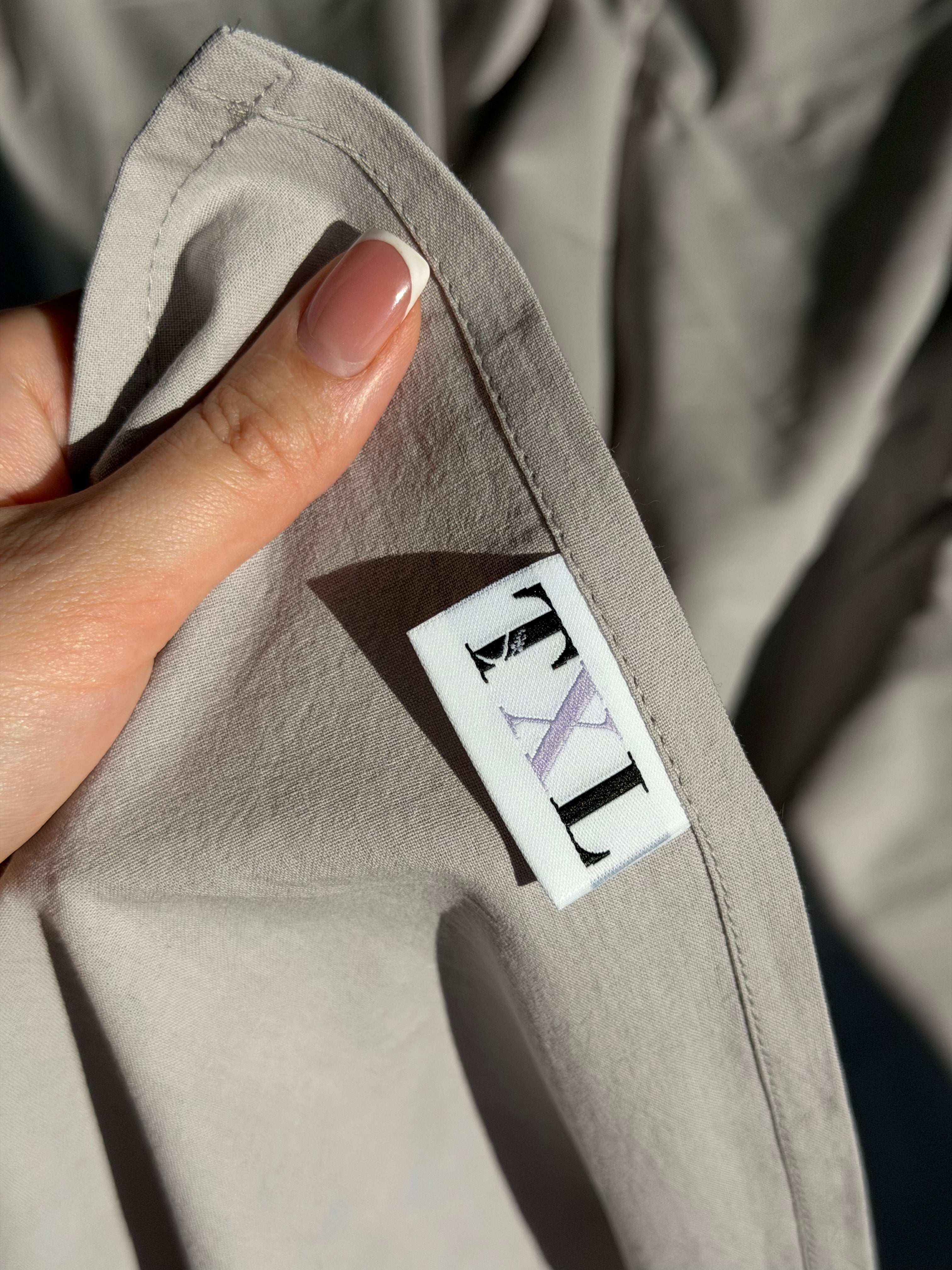 Gray Washed Cotton Bedding Set | Minimal | Handmade | Made to Order