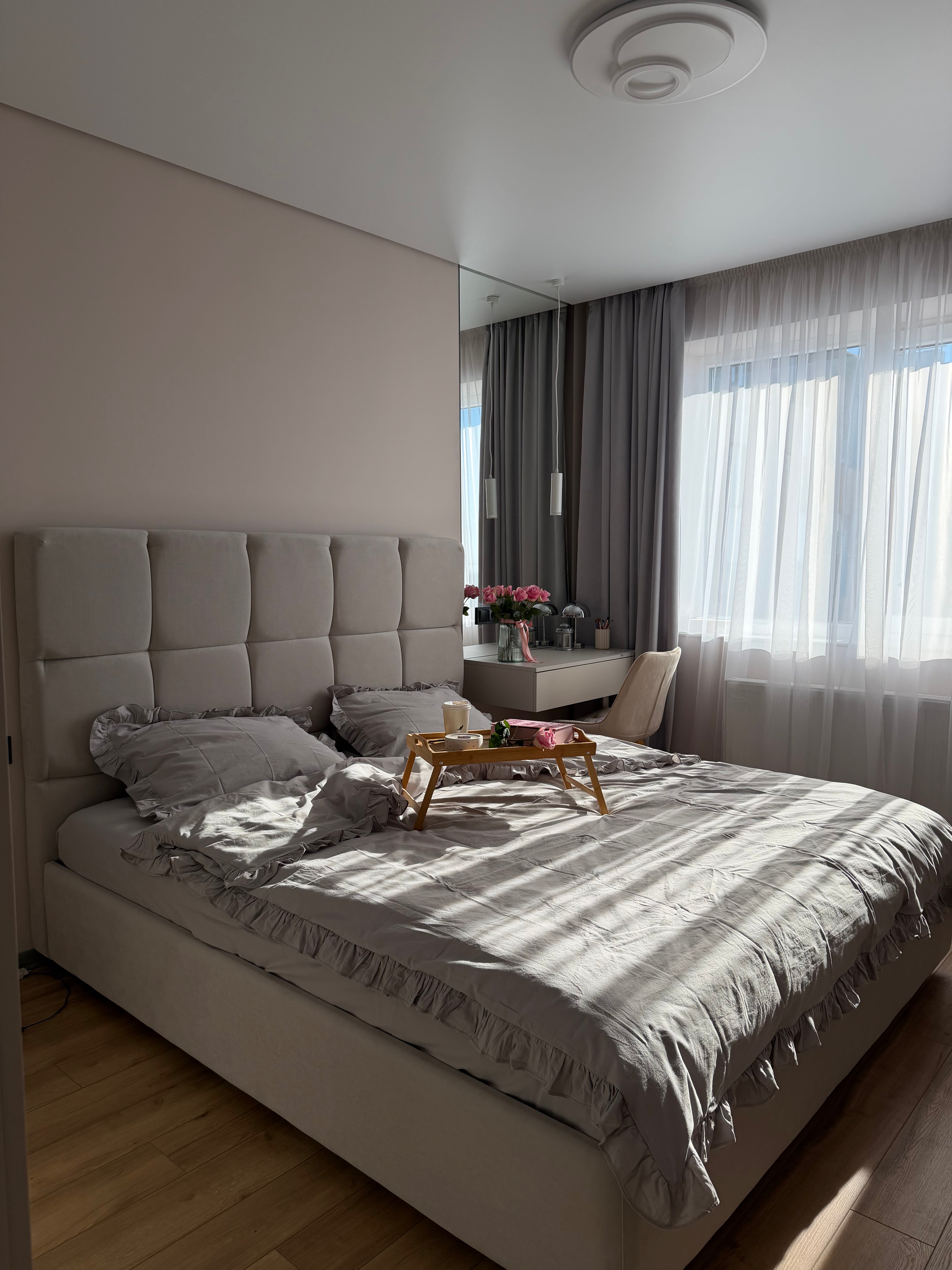 Gray Washed Cotton Bedding Set | Minimal | Handmade | Made to Order