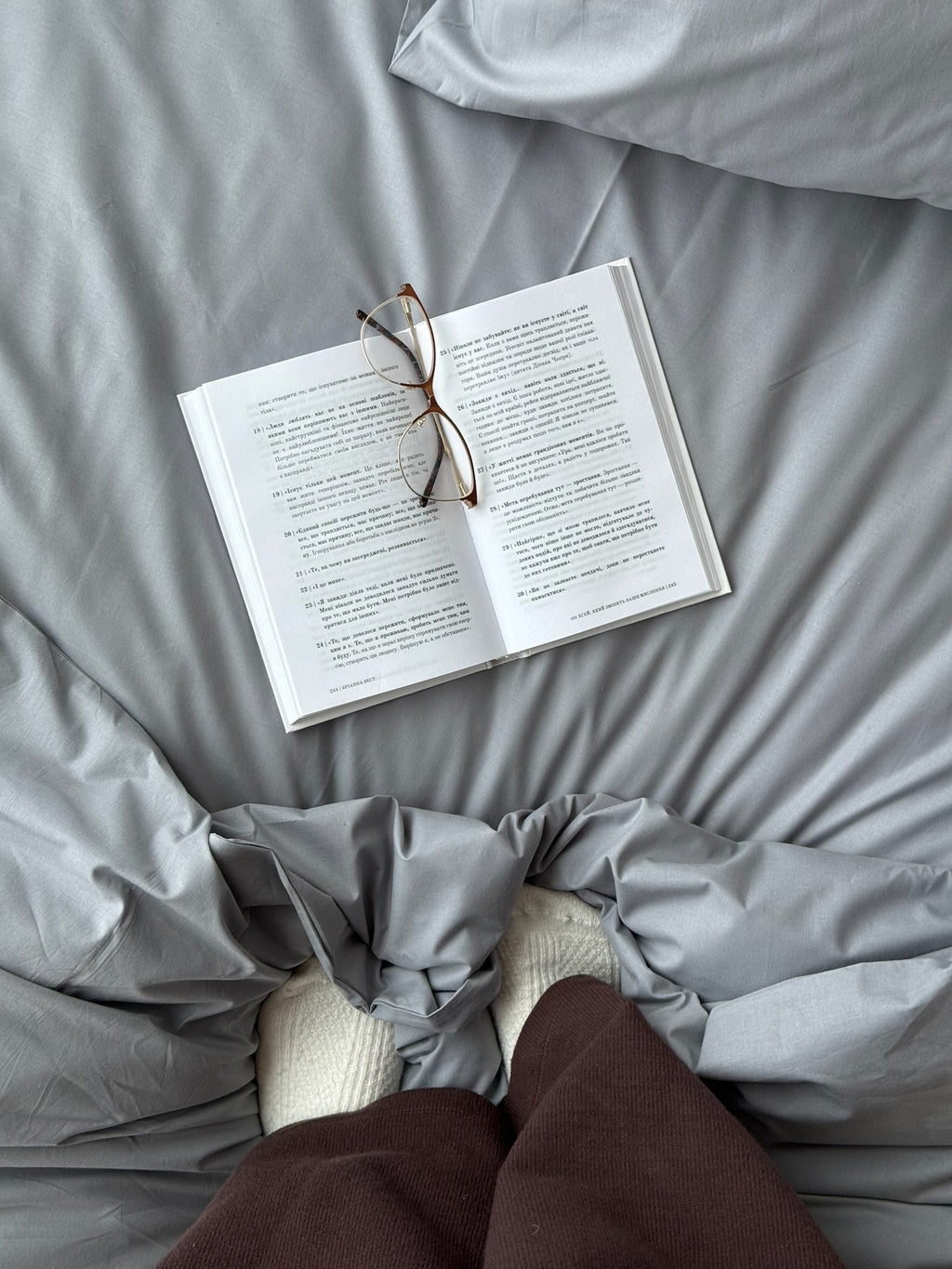Light Gray 100% Cotton Bedding Set