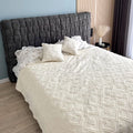 Ivory Scandinavian Bedspread