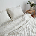 Milk Washed Cotton Jacquard Bedding Set