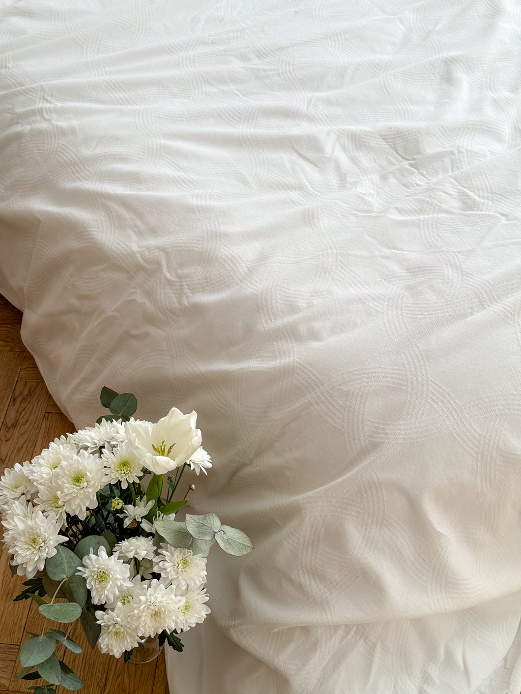 Milk Washed Cotton Jacquard Bedding Set