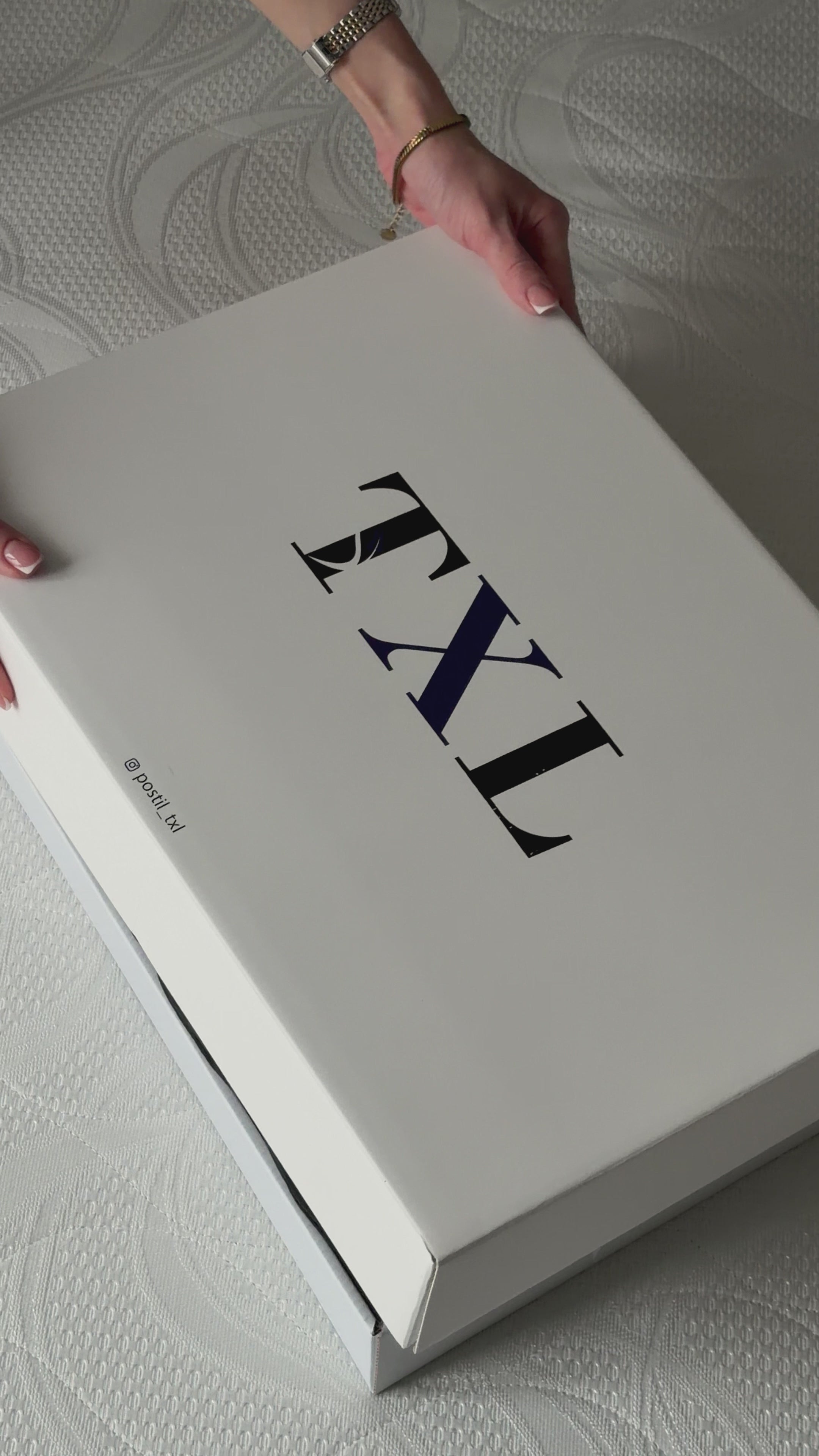 White Ruffle Bedding Set with Black Trim | 100% Cotton | Handmade | Made to Order